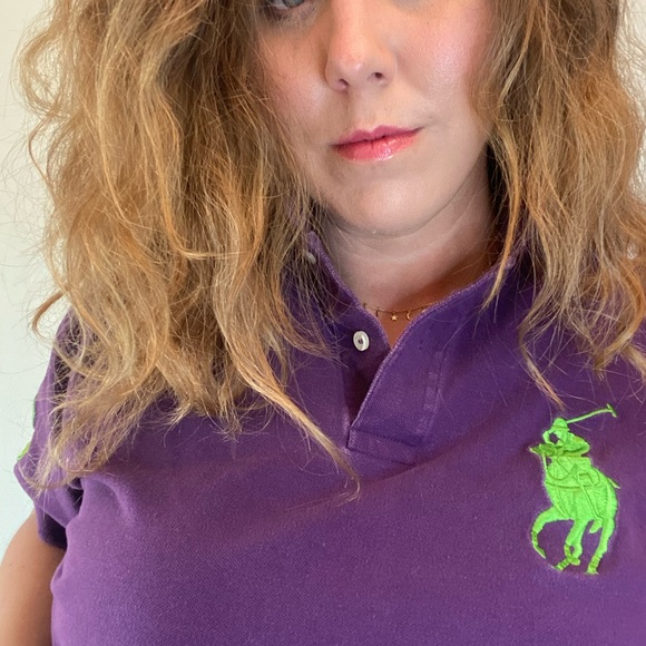 Purple Polo #3 on sleeve and Big Green Pony - Picture 4 of 5
